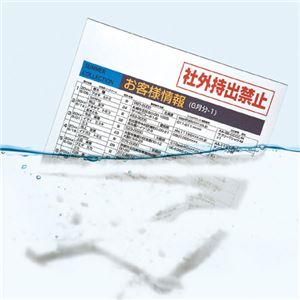 （まとめ）サンワサプライ 水に溶ける用紙 JP-MTSECA4【×3セット】 - 拡大画像