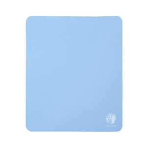 （まとめ）サンワサプライ ベーシックマウスパッド（ブルー）naturalbase MPD-OP54BL【×10セット】 - 拡大画像