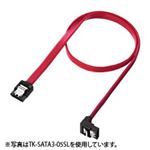 （まとめ）サンワサプライ 下L型シリアルATA3ケーブル TK-SATA3-03SL【×3セット】