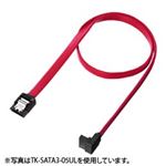 （まとめ）サンワサプライ 上L型シリアルATA3ケーブル TK-SATA3-03UL【×3セット】