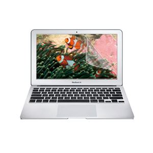 （まとめ）サンワサプライ 液晶保護光沢フィルム（AppleMacBookAir11インチ用） LCD-MB116K【×2セット】 - 拡大画像