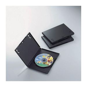 （まとめ）エレコム DVDトールケース CCD-DVD01BK【×20セット】 - 拡大画像