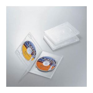(まとめ)エレコム DVDトールケース CCD-DVD04CR【×20セット】 商品画像