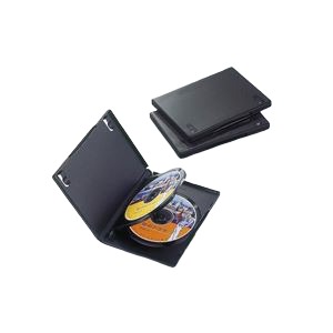 (まとめ)エレコム DVDトールケース CCD-DVD07BK【×10セット】 商品画像