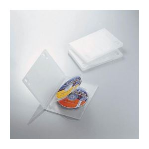 (まとめ)エレコム DVDトールケース CCD-DVD07CR【×10セット】 商品画像