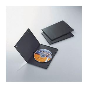 （まとめ）エレコム DVDトールケース CCD-DVDS01BK【×20セット】 - 拡大画像