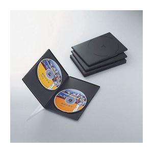 (まとめ)エレコム スリムDVDトールケース CCD-DVDS05BK【×10セット】 商品画像