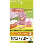 （まとめ）エレコム 耐水耐光なまえラベル EDT-TTNMFR【×10セット】