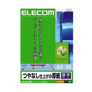 （まとめ）エレコム つやなし仕上げの厚紙 EJK-SAA450【×10セット】 - 拡大画像