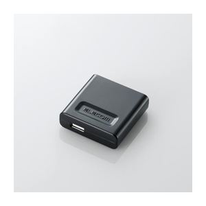 （まとめ）エレコム スマートフォン用AC充電器 MPS-X10ACUBK【×5セット】 - 拡大画像