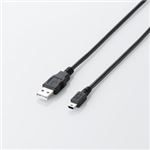 （まとめ）エレコム エコUSB2.0ケーブル（mini-Bタイプ） U2C-JM30BK【×5セット】