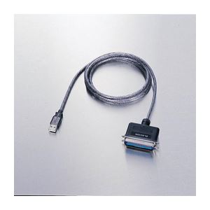 （まとめ）エレコム USB PCtoパラレルプリンターケーブル UC-PGT【×2セット】 - 拡大画像