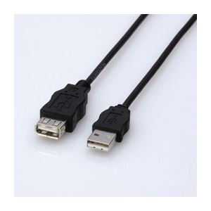 （まとめ）エレコム エコUSB延長ケーブル（1.5m） USB-ECOEA15【×5セット】 - 拡大画像
