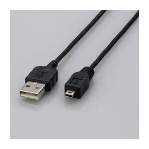 （まとめ）エレコム デジタルカメラ接続用USBケーブル USB-SCMF8U【×5セット】 - 拡大画像