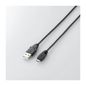 （まとめ）エレコム Micro-USB（A-MicroB）ケーブル U2C-AMB15BK【×5セット】 - 拡大画像