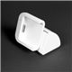 （まとめ）サンコー iPhone用180度回転式クレードル（ホワイト） USBIPZ11【×5セット】 - 縮小画像2