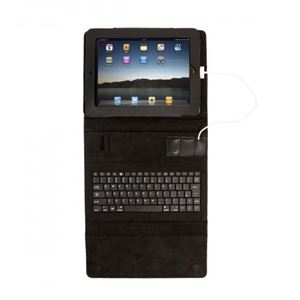 (まとめ)サンコー 有線式キーボード内蔵iPad2対応革ケース CWKFIP05【×2セット】 商品画像
