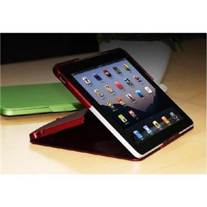 （まとめ）ベセトジャパン iPad 一体型ケース スマートケース（ワインレッド） smartcase-red SMARTCASE-RD【×2セット】 - 拡大画像