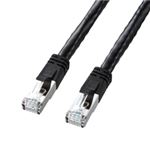 （まとめ）サンワサプライ PoE CAT6LANケーブル（3m） KB-T6POE-03BK【×3セット】