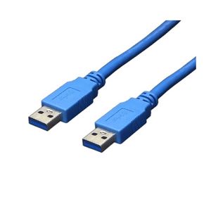 （まとめ）変換名人 USB3.0ケーブル A-A 1.8m USB3-AA18【×5セット】 - 拡大画像