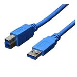 （まとめ）変換名人 USB3.0ケーブル A-B 1.8m USB3-AB18【×5セット】