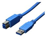 （まとめ）変換名人 USB3.0ケーブル A-B 3.0m USB3-AB30【×5セット】