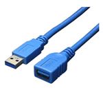 （まとめ）変換名人 USB3.0ケーブル 延長3.0m USB3-AAB30【×5セット】