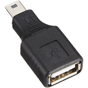 （まとめ）変換名人 USB A（メス）→miniUSB（オス） USBAB-M5AN【×20セット】 - 拡大画像