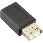 （まとめ）変換名人 USB A（メス）→miniUSB（メス） USBAB-M5BN【×20セット】