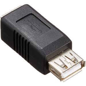 （まとめ）変換名人 USB中継 USB A→B USBAB-USBBB【×20セット】 - 拡大画像