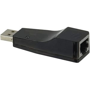 （まとめ）変換名人 USB-LANアダプタ USB-LAN【×5セット】 - 拡大画像
