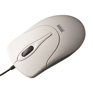 （まとめ）サンワサプライ 有線光学式マウス（USB、ライトグレー） MA-92HUN【×5セット】 - 拡大画像