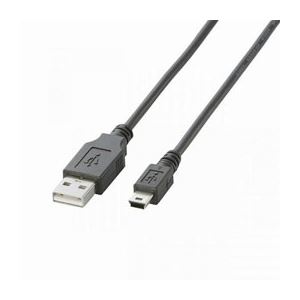 （まとめ）エレコム タブレットPC用USBケーブル（A-mini-B） TB-M05BK【×10セット】 - 拡大画像