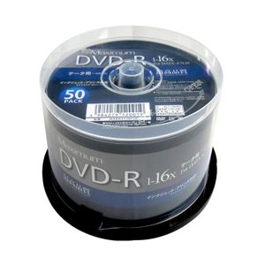 (まとめ)Maximum データ用DVD-R 4.7GB 50枚スピンドル 1～16倍速対応 ワイドプリンタブル MXDR47JNP50【×3セット】 商品画像