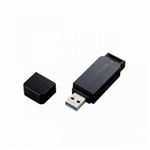 （まとめ）エレコム USB3.0対応メモリカードリーダ MR3-C004BK【×2セット】