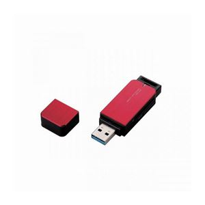 （まとめ）エレコム USB3.0対応メモリカードリーダ MR3-C004RD【×2セット】 - 拡大画像