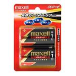 （まとめ）maxell（マクセル）アルカリ乾電池ボルテージ 単1形2本ブリスターパック LR20（T） 2B【×10セット】