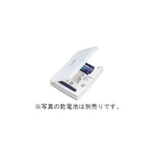 （まとめ）TOSHIBA（東芝）バッテリーチェッカーTBC-30（W）【×2セット】 - 拡大画像
