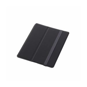 （まとめ）エレコム iPad 2012用フラップカバー（ブラック） TB-A12PVFRBK【×2セット】 - 拡大画像