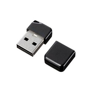 （まとめ）サンワサプライ USB2.0メモリ UFD-P16GBK【×2セット】 - 拡大画像