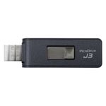 （まとめ）GREENHOUSE USB3.0対応 転送速度150MB／s 高速USBフラッシュメモリ「PicoDrive J3」 16GB GH-UFD3-16GJ【×2セット】