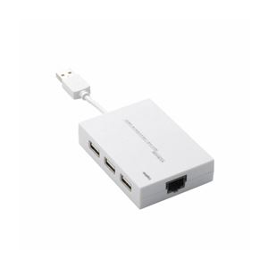 （まとめ）ロジテック USB LANアダプター 100M LAN-TXU2H3A【×2セット】 - 拡大画像