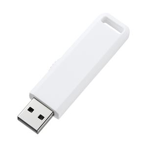 （まとめ）サンワサプライ USB2.0メモリ UFD-SL1GWN【×2セット】 - 拡大画像