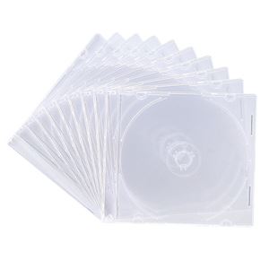 （まとめ）サンワサプライ DVD・CDケース（クリア） FCD-PU10C【×10セット】 - 拡大画像