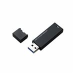 （まとめ）エレコム シンプルUSB3.0メモリ MF-MSU3A04GBK【×3セット】