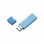 （まとめ）エレコム シンプルUSB3.0メモリ MF-MSU3A04GBU【×3セット】