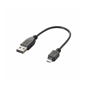 （まとめ）エレコム 両面挿しMicro-USB（A-MicroB）ケーブル MPA-DAMB02BK【×5セット】 - 拡大画像