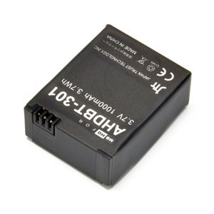 (まとめ)日本トラストテクノロジー GoPro HERO3用互換バッテリー MyBattery HQ For AHDBT-301 MBH-AHDBT-301【×3セット】 商品画像