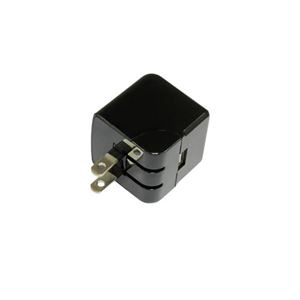 （まとめ）PROTEK USB AC充電器 大容量2400mA ブラック PAC-2400BK【×3セット】 - 拡大画像