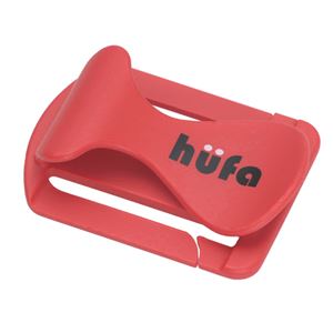 （まとめ）hufa キャップクリップ レッド HF-HHB012【×3セット】 - 拡大画像
